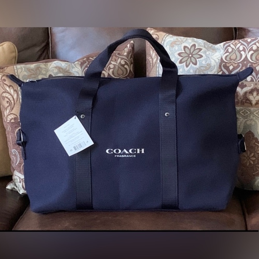 Coach Fragrance Weekender Travel Overnight Gym Beach Duffle Bag NWT